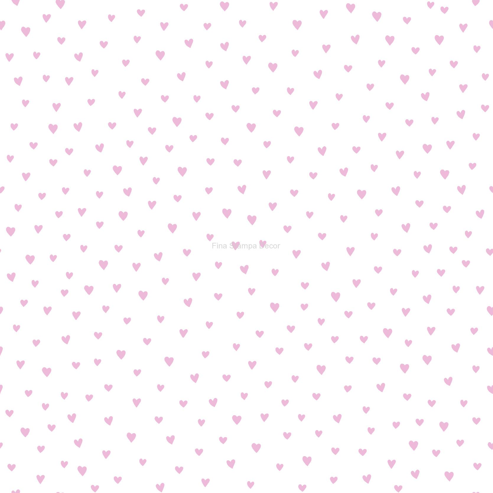 papel de parede coração rosa