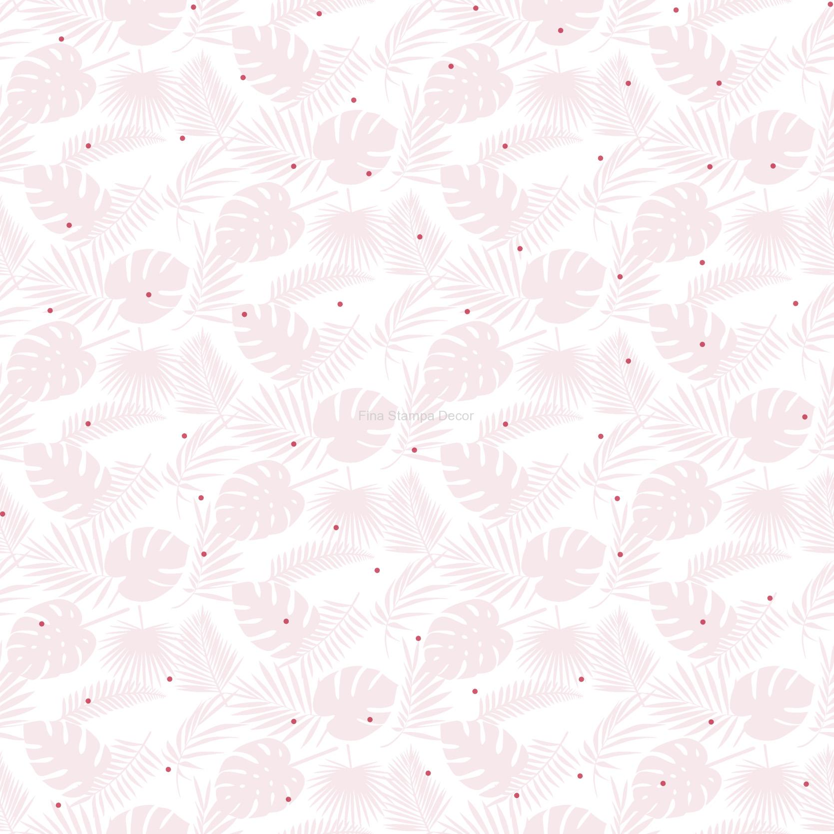 papel de parede rosa folhas