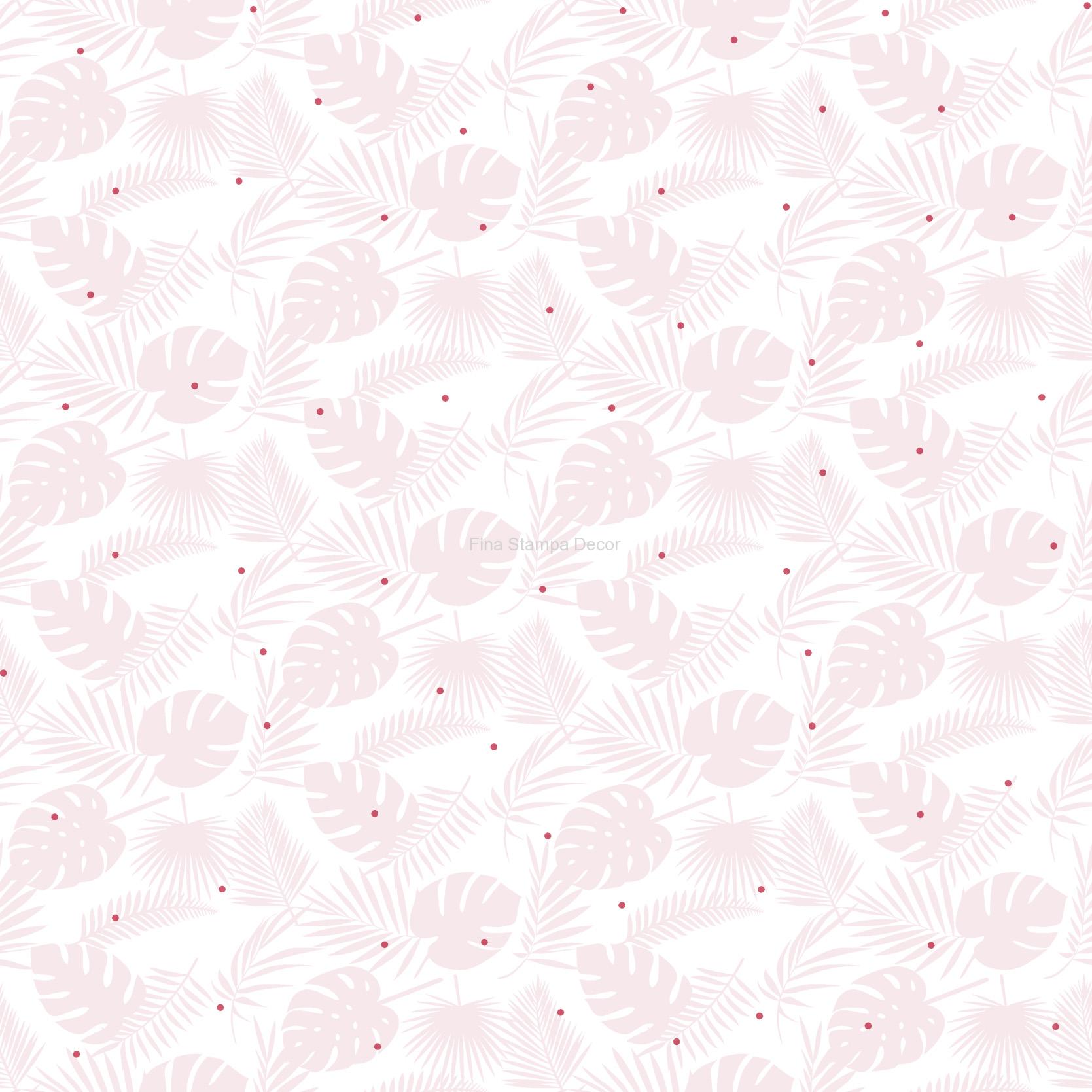 papel de parede rosa folhas