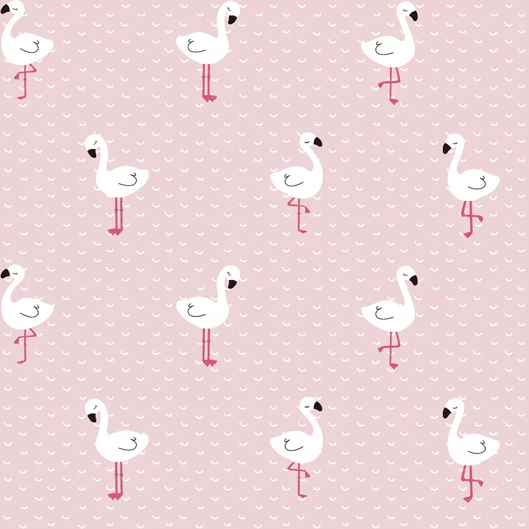 papel de parede rosa flamingos