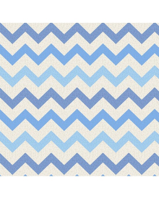 tecido tricoline azul chevron