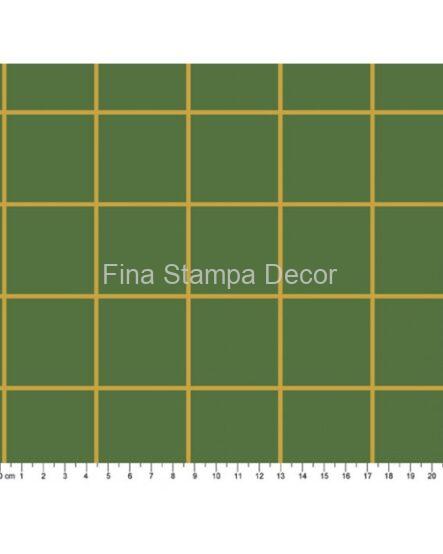 tecido tricoline verde quadrado