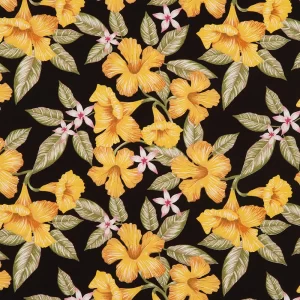 Tecido Impermeável Estampa Hibiscos