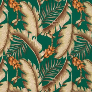 Tecido Impermeável Verde Bananeiras