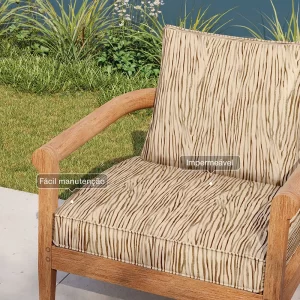 Tecido Impermeável Cedro Bege