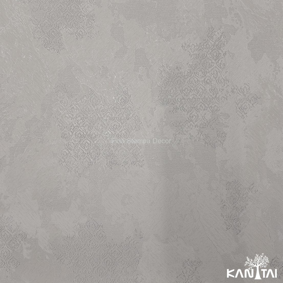 papel de parede brocado cinza