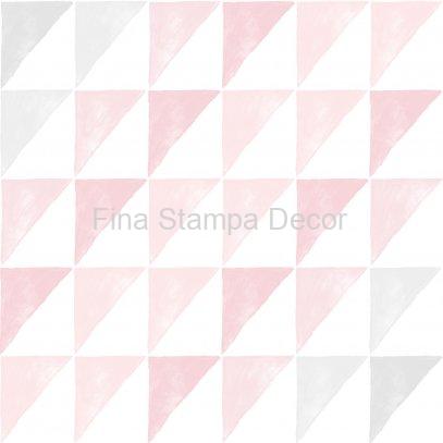 papel de parede triângulos rosa