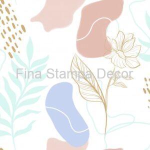 Papel de Parede Floral Moderno