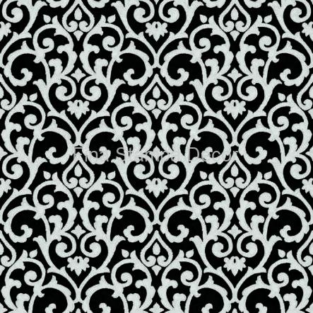 papel de parede arabesco preto