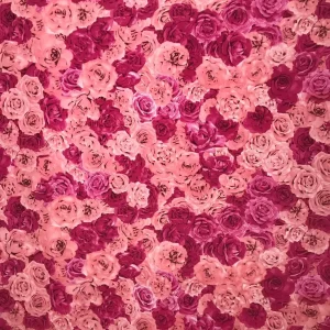Tecido Floral Estampa Rosas