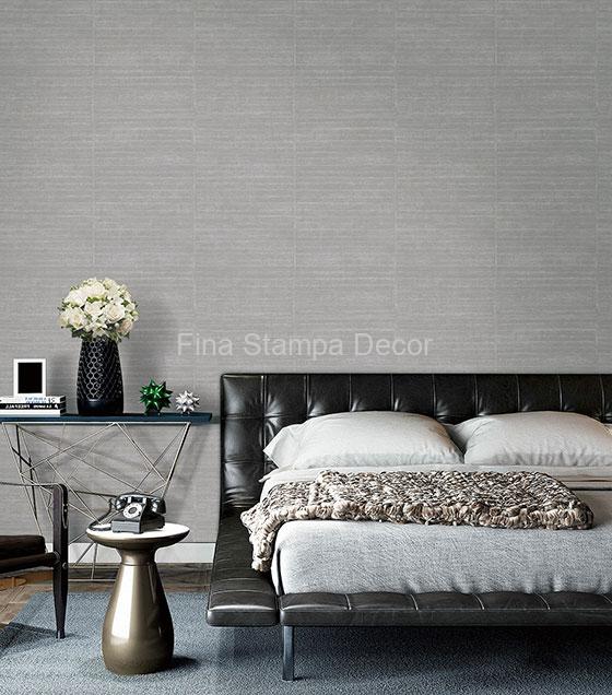 Papel de Parede Linho Cinza - Imagem 2