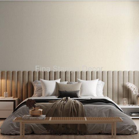 Papel de Parede Listrado Bege - Imagem 2