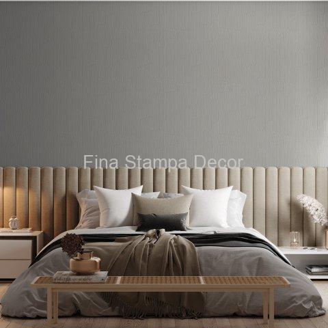 Papel de Parede Cinza Listrado - Imagem 2