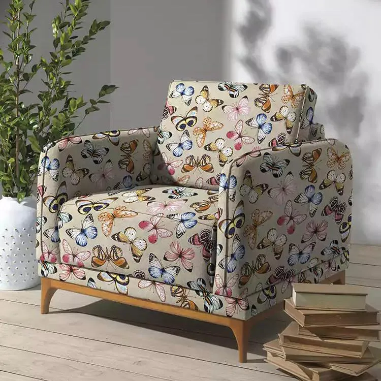 Tecido Belize Estampa Borboletas - Imagem 2