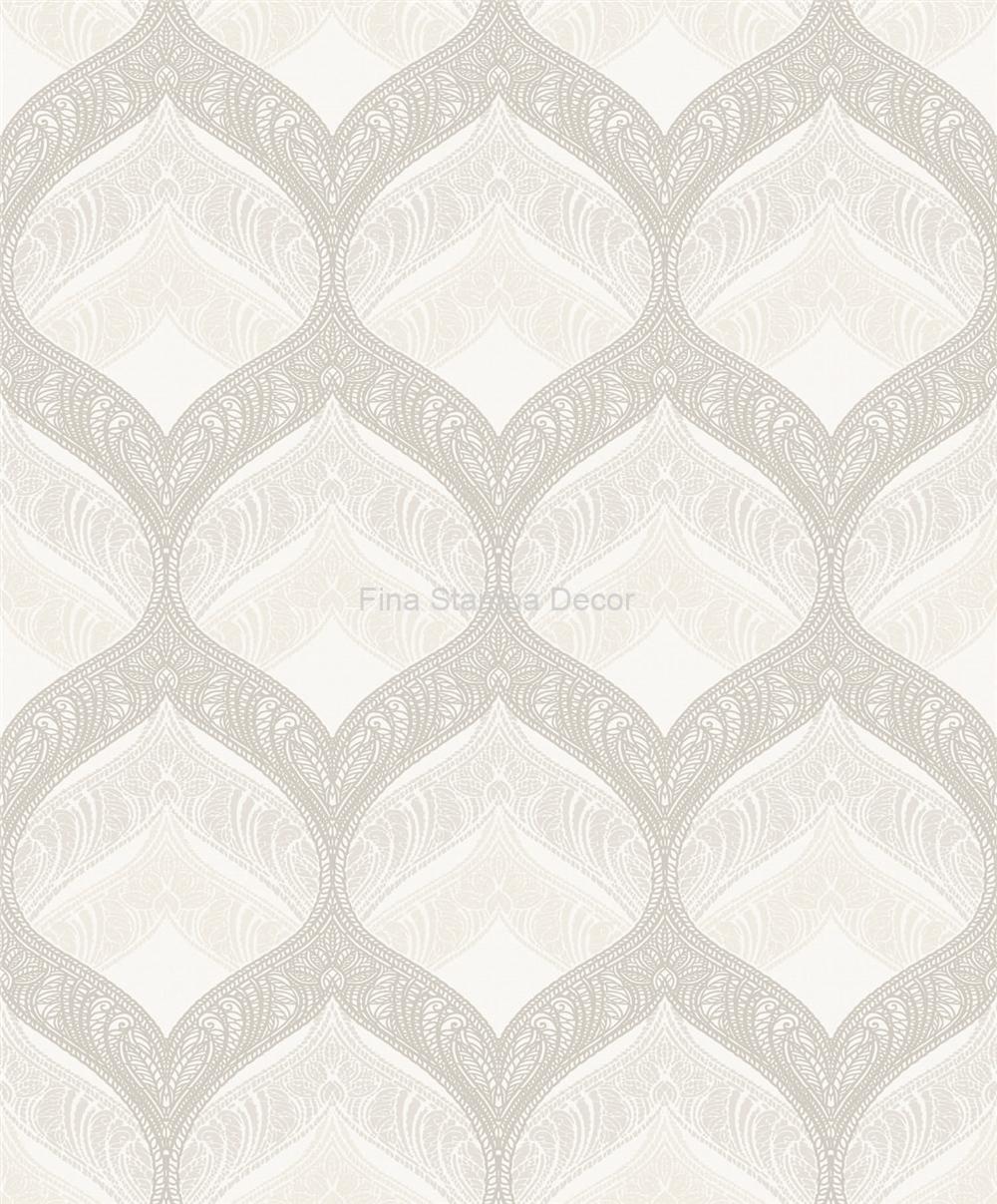 papel de parede bege geométrico