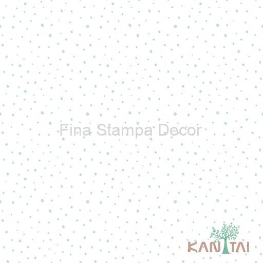 papel de parede poá branco