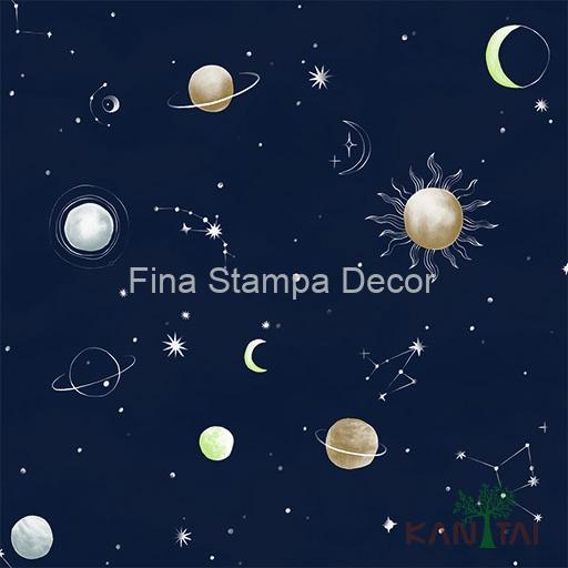 papel de paredeestampa planetas