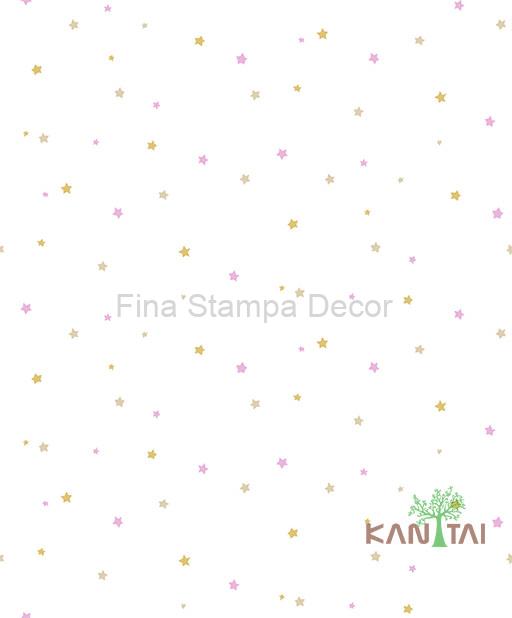 Papel de Parede Branco Xadrez - Fina Stampa Decor