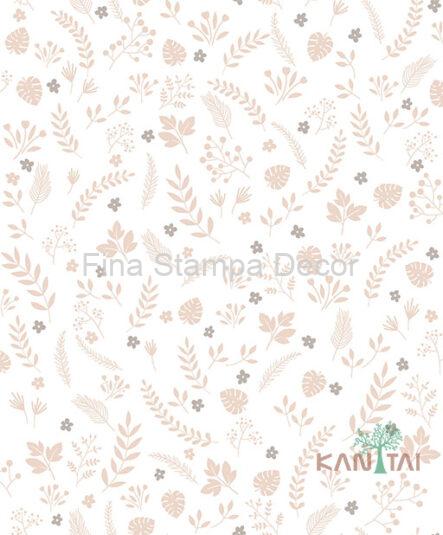 papel de parede floral rosa