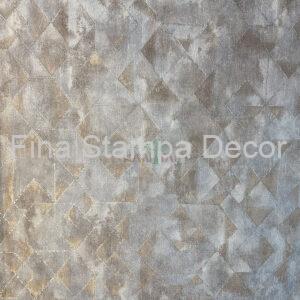 Papel de Parede Cinza Geométrico