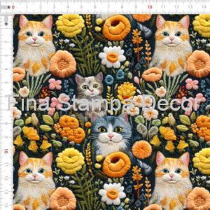 Sarja impermeável Gatinhos 3D