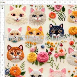 Sarja Impermeável Gatinhos 3D