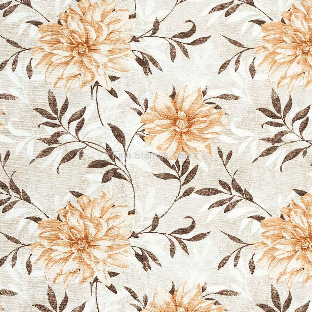 tecido estampa floral amarelo