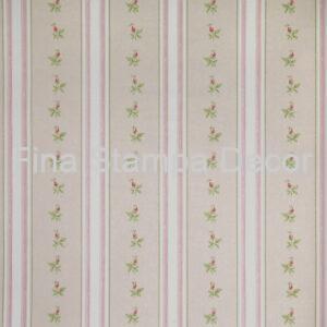 Papel de Parede Listrado Floral