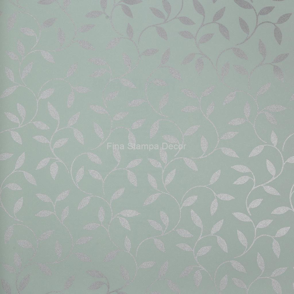 papel de parede azul folhas