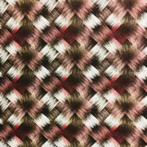 Tecido Impermeável Abstrato Marsala