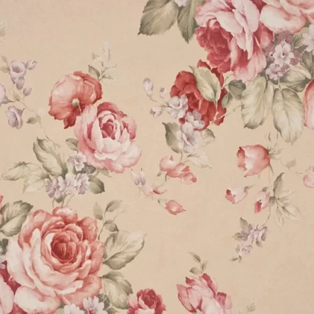 papel de parede floral rosas