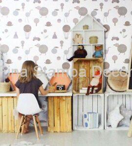 Papel de Parede Infantil Avestruz