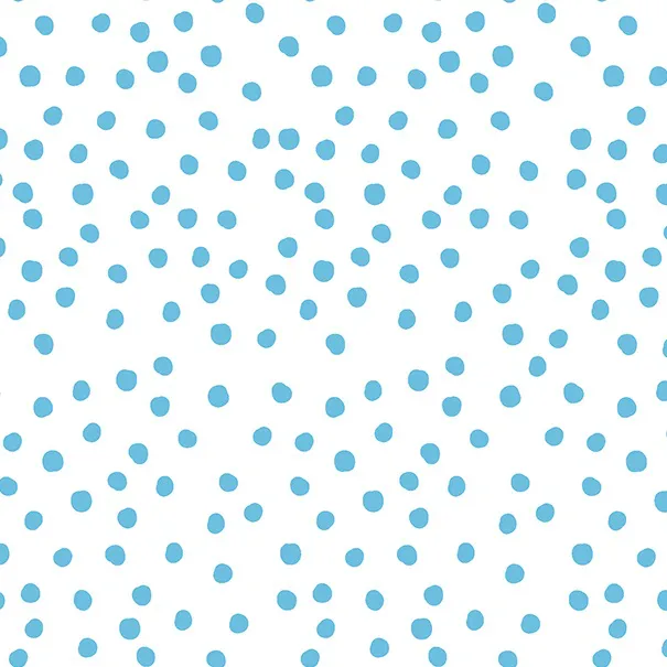 tecido sarja poa azul