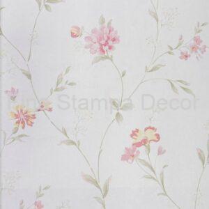 Papel de Parede Floral Rosa