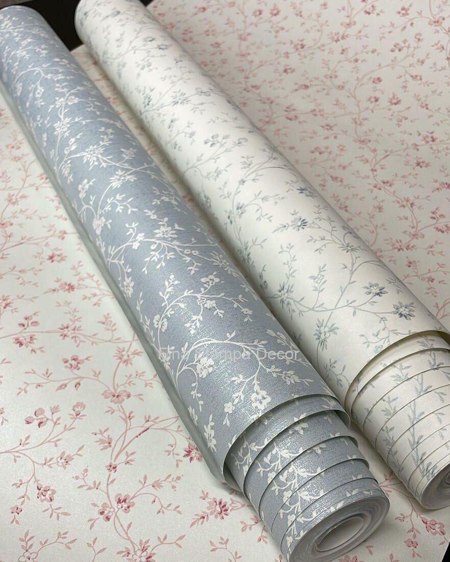 Papel de Parede Floral Pequeno - Imagem 2