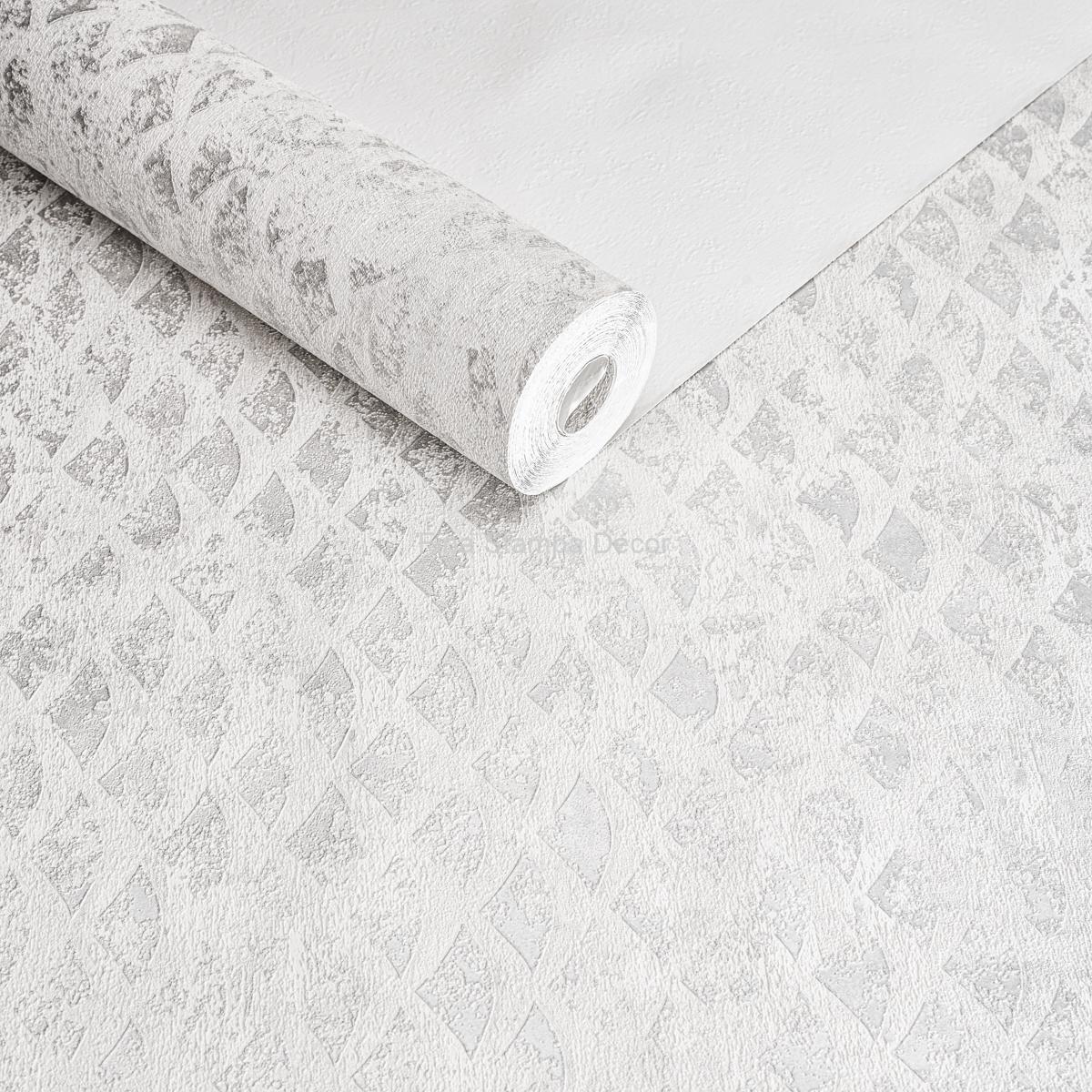 Papel de Parede Geométrico Cinza - Imagem 2