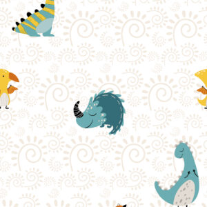 Papel de Parede Estampa Dinossauros