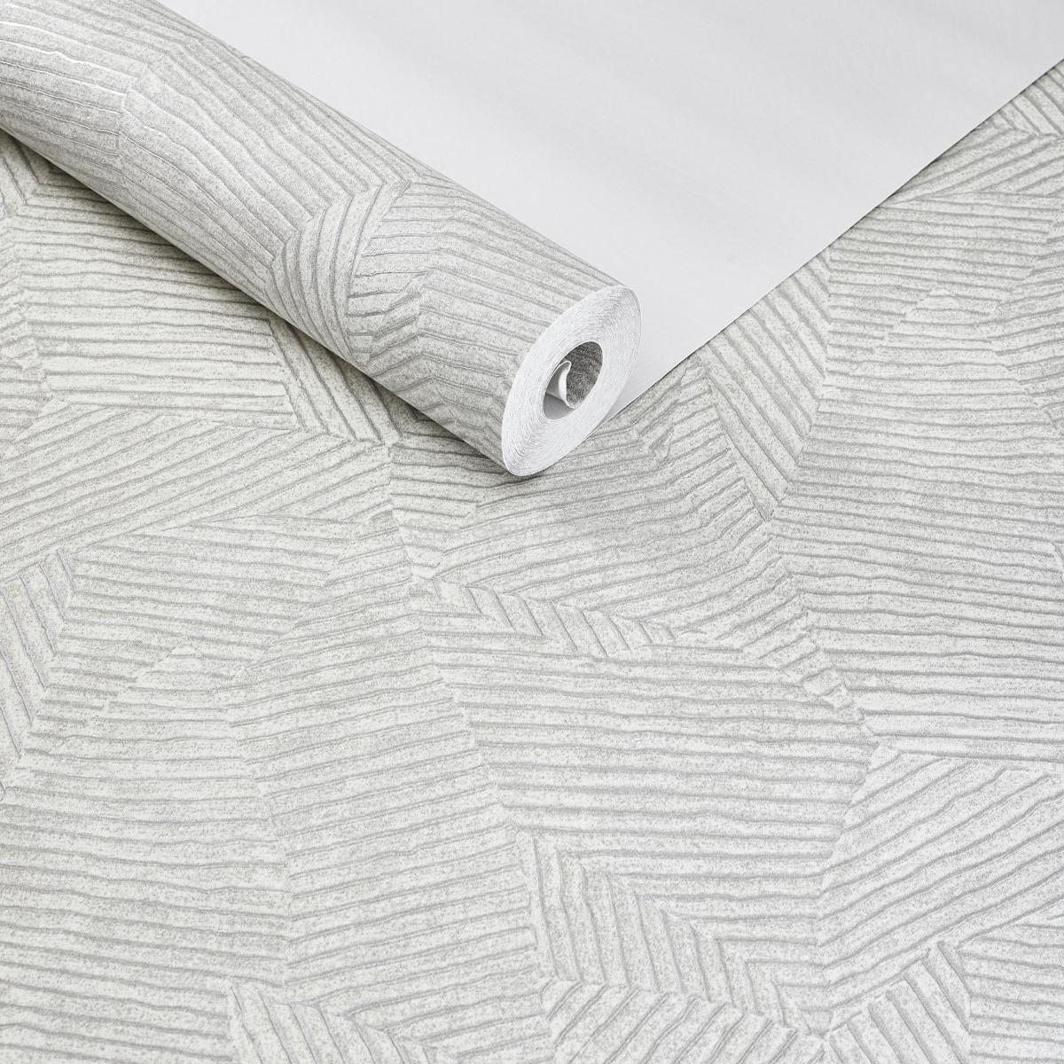 Papel de Parede Textura Cinza - Imagem 2