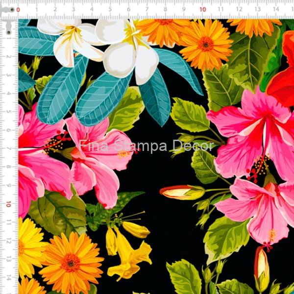 sarja impermeável floral colorido