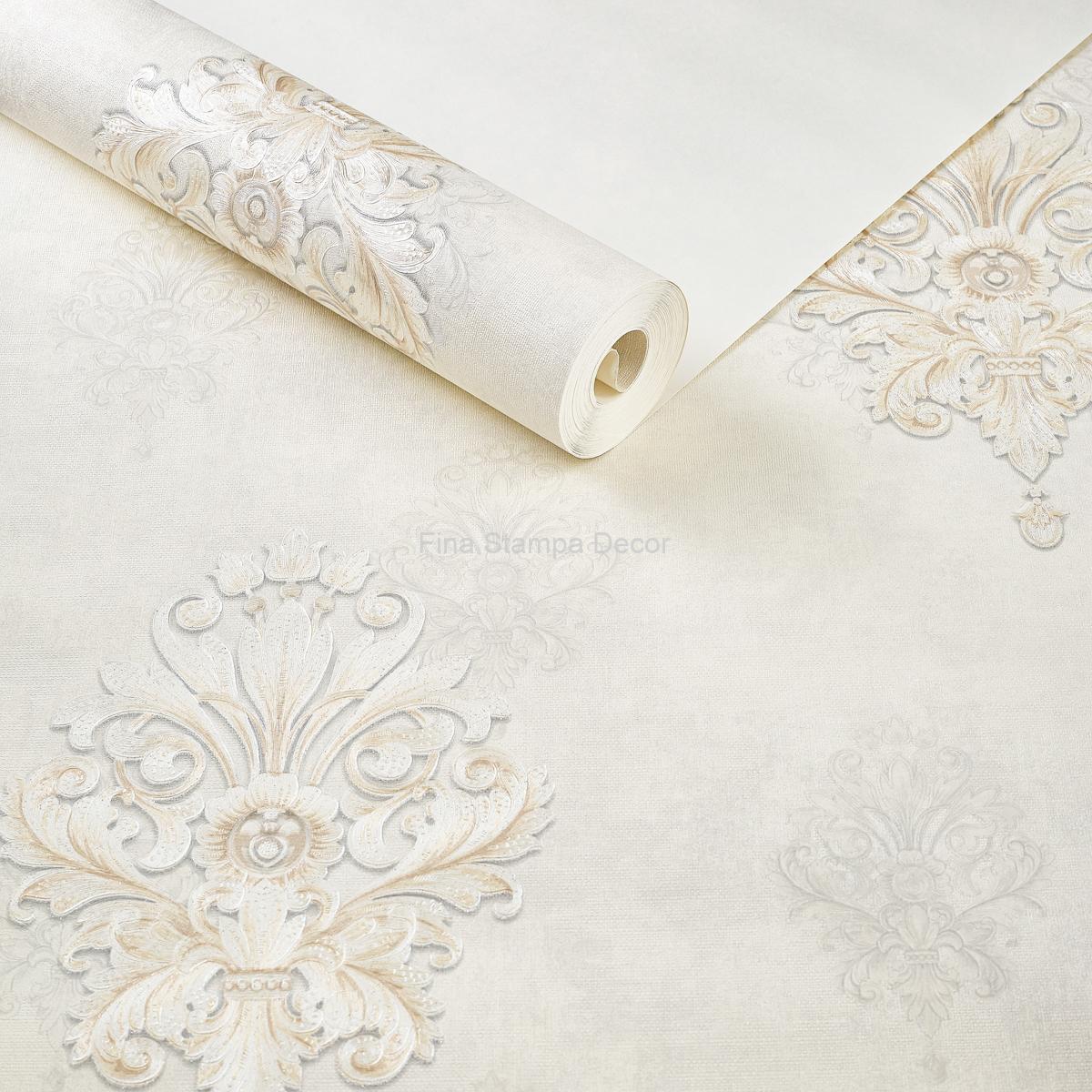 Papel de Parede Adamascado Pérola - Imagem 2