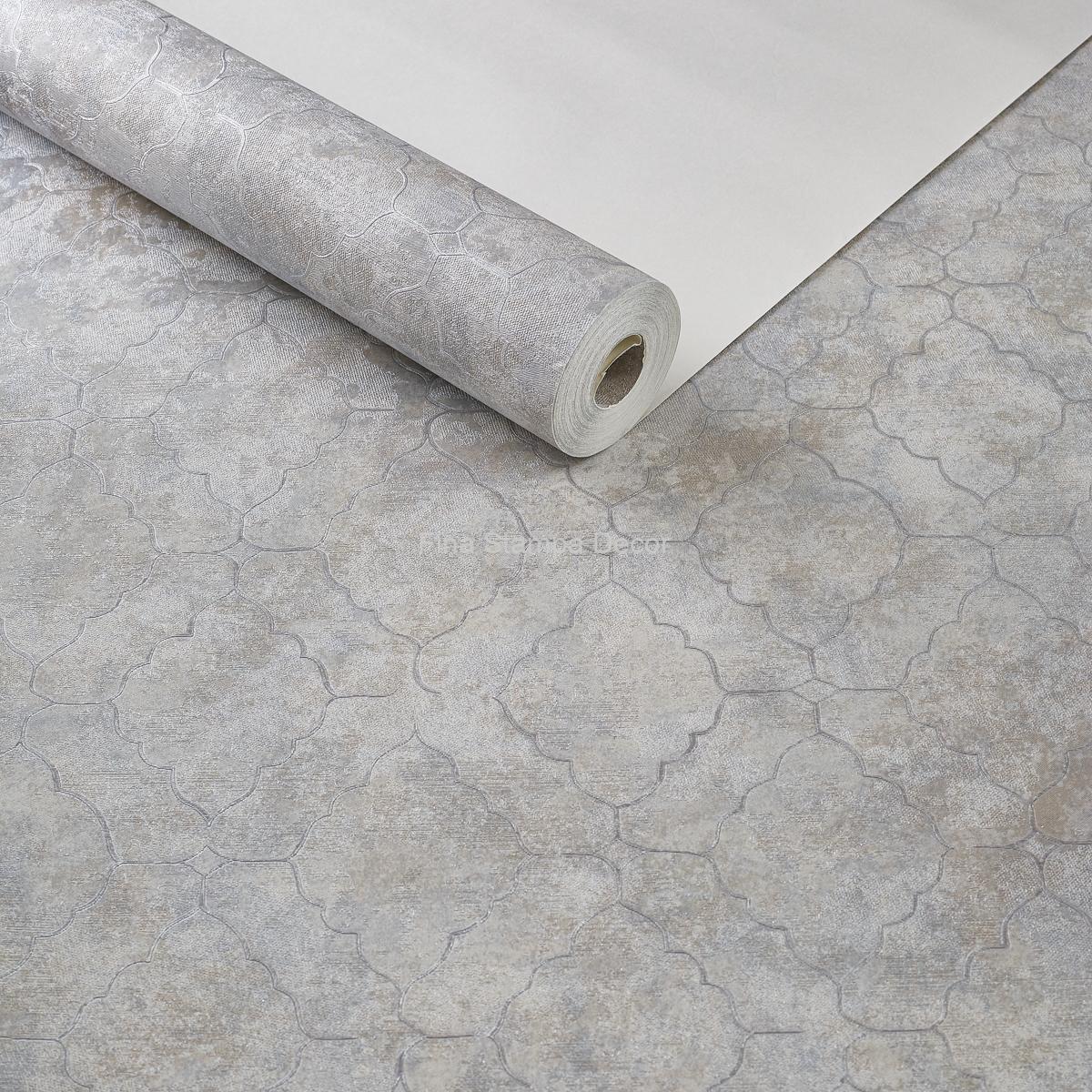 Papel de Parede Arabesco Cinza - Imagem 2