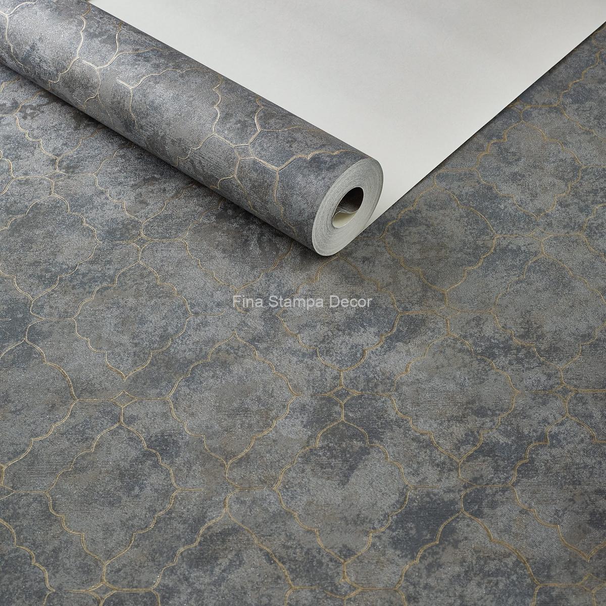 Papel de Parede Arabesco Cinza - Imagem 2