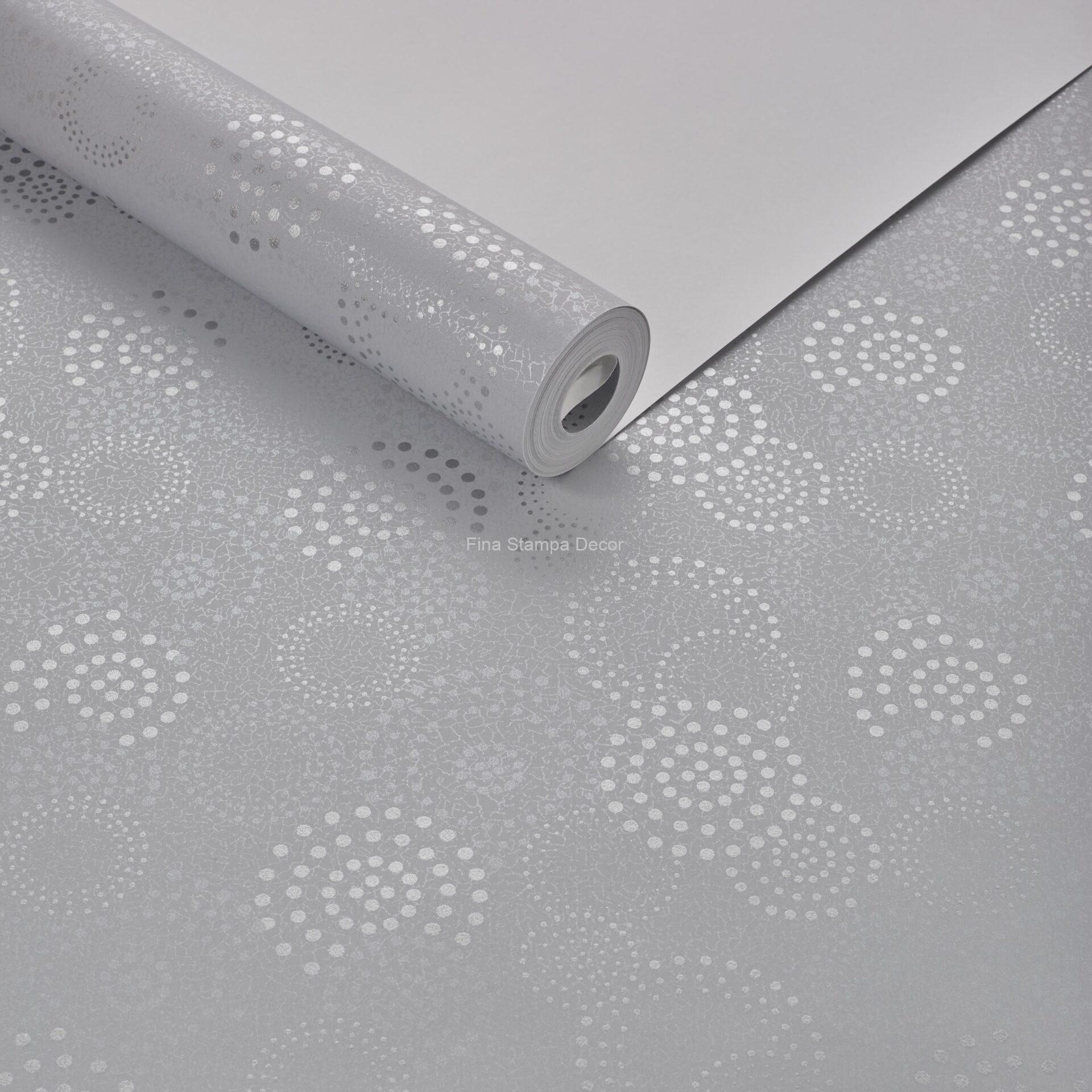 Papel de Parede Esferas Cinza - Imagem 2