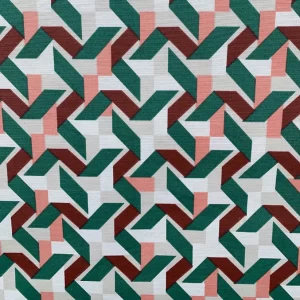 Tecido Impermeável Geométrico Colorido