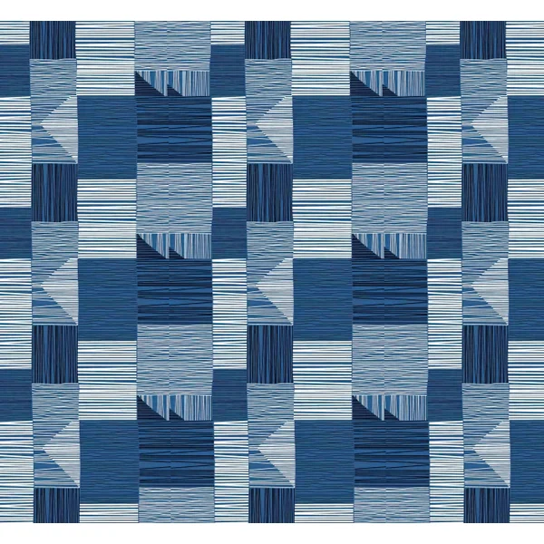 tecido impermeável geométrico azul