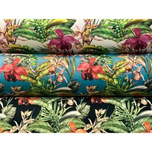 Tecido Impermeável Floral Pink