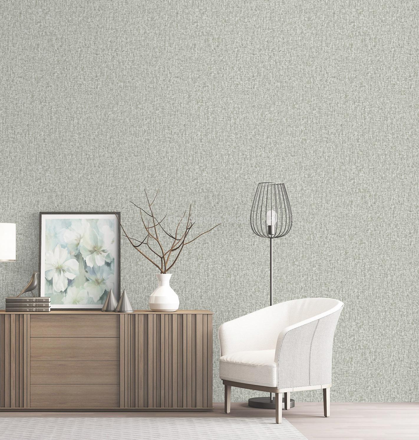 Papel de Parede Linho Cinza - Imagem 2