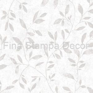 Papel de Parede Marfim Folinhas