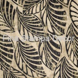 Papel de Parede Folha Preta