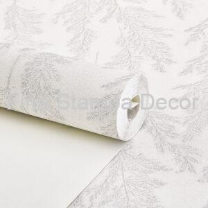 Papel de Parede Ramos Cinza